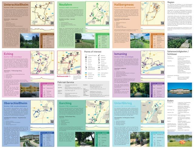 慕尼黑自行车道地图